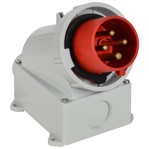 Вилка стационарная ССИ-5242 32А-6ч/380В 3P+PE IP67 IEK