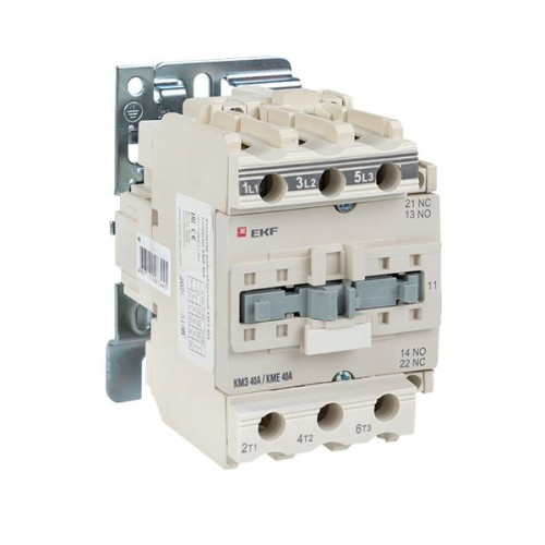 Контактор КМЭ-3 40А 1NO+1NC 24В AC EKF Контактор КМЭ-3 40А 1NO+1NC 24В AC EKF