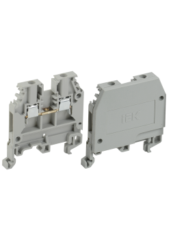 Зажим наборный ЗНИ-2,5мм2 (JXB24А) серый IEK