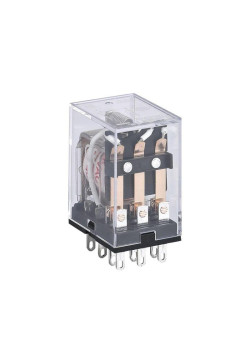 Реле промежуточное JZX-22F(D) 4 конт. с инд. LED 3А 12В DC (R) CHINT 285134