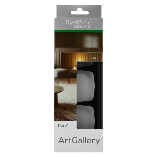 ARTGALLERY PURE 3-постовая РАМКА, МАТОВОЕ ОРГАНИЧЕСКОЕ СТЕКЛО ЧЕРНЫЙ ARTGALLERY PURE 3-постовая РАМКА, МАТОВОЕ ОРГАНИЧЕСКОЕ СТЕКЛО ЧЕРНЫЙ