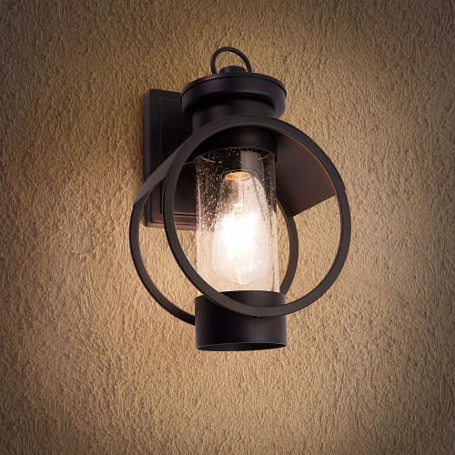 Светильник садово-парковый Feron PL530 на стену вниз 60W E27 230V, черный Светильник садово-парковый Feron PL530 на стену вниз 60W E27 230V, черный