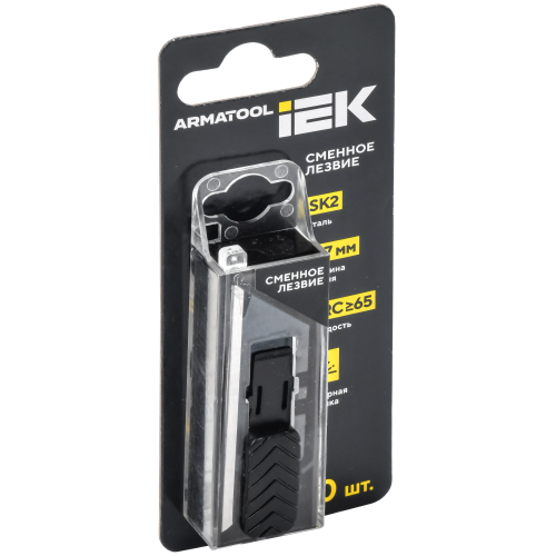 ARMATOOL Сменное лезвие Т 18,8х60,5мм SK2 набор 10шт IEK ARMATOOL Сменное лезвие Т 18,8х60,5мм SK2 набор 10шт IEK