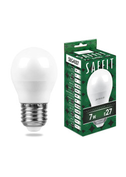 Лампа светодиодная SAFFIT SBG4507 Шарик E27 7W 230V 6400K