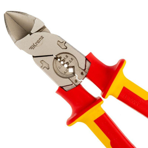 Бокорезы многофункциональные диэлектрические 206мм Kranz KR-12-4652-3 Бокорезы многофункциональные диэлектрические 206мм Kranz KR-12-4652-3