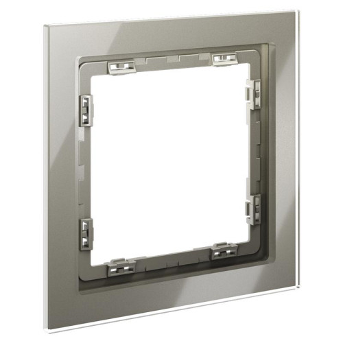 Рамка 1-м S70 стеклян. шелк Voltum VLS110104 Рамка 1-м S70 стеклян. шелк Voltum VLS110104