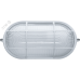 Светильник НПП-60w термостойкий овальный с решеткой IP54 белый