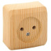 ЭТЮД О/У РОЗЕТКА без заземления без шторок, 16А, 250B, СОСНА ЭТЮД О/У РОЗЕТКА без заземления без шторок, 16А, 250B, СОСНА