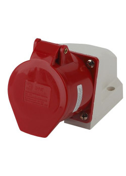 Розетка стационарная наружная 125 3Р+РЕ+N 32А 380В IP44 R(OUT)-32-3P-PE-N-IP44 ЭРА Б0032879
