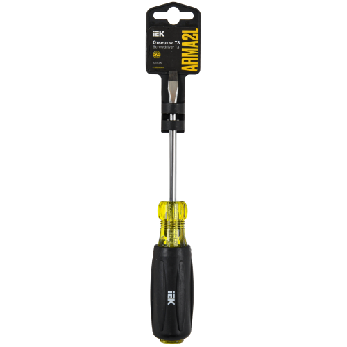ARMA2L 5 Отвертка SL6,5х100 Т3 IEK ARMA2L 5 Отвертка SL6,5х100 Т3 IEK