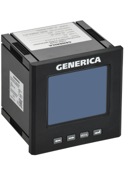 Мультиметр цифровой щитовой трехфазный DO RS-485 96х96мм LCD GENERICA