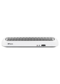 Светильник аккумуляторный, 30 LED AC/DC, белый, EL20