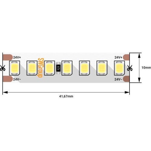 Лента светодиодная ПРО 2835 168LED/м 17.3Вт/м нейтр. бел. 24В IP20 (уп.5м) SWG PRO 00-00005268 Лента светодиодная ПРО 2835 168LED/м 17.3Вт/м нейтр. бел. 24В IP20 (уп.5м) SWG PRO 00-00005268
