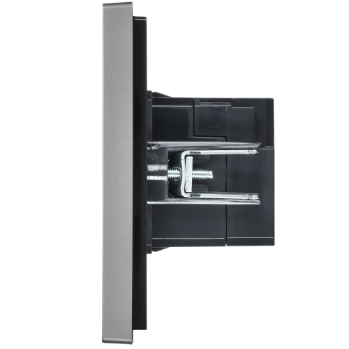FORTE&PIANO Розетка USB A+C 18Вт FP551 сталь IEK FORTE&PIANO Розетка USB A+C 18Вт FP551 сталь IEK