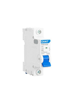 Выключатель автоматический модульный 1п C 4А 4.5кА NXB-63S (R) CHINT 296707