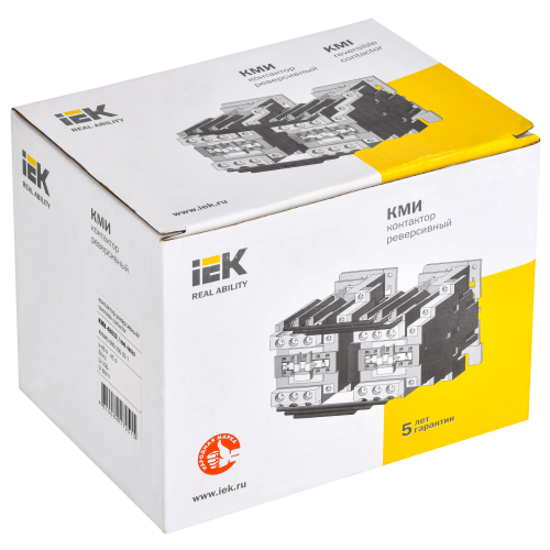 Контактор КМИ-48032 реверс 80А 230В/АС3 2NO;2NC IEK