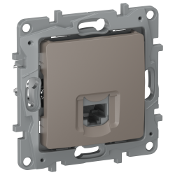 IEKETIKA Розетка компьютерная RJ45 категория 5Е UTP 6714411 капучино IEK