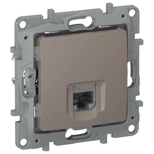 IEKETIKA Розетка компьютерная RJ45 категория 5Е UTP 6714411 капучино IEK