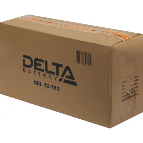 Battery Delta GEL 12-150, voltage 12V, capacity 150Ah, 484х170х241mm Battery Delta GEL 12-150, voltage 12V, capacity 150Ah, 484х170х241mm