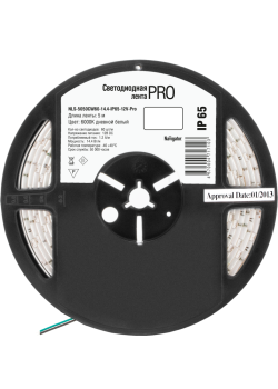 Лента светодиодная 71 710 NLS-5050CW60-14.4-IP65-12V-Pro R5 14.4Вт/м (уп.5м) Navigator 71710