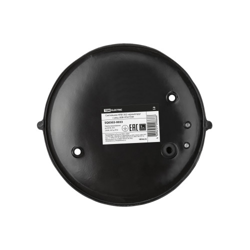 Светильник НПБ1302 черный/круг с реш. 60Вт IP54 TDM