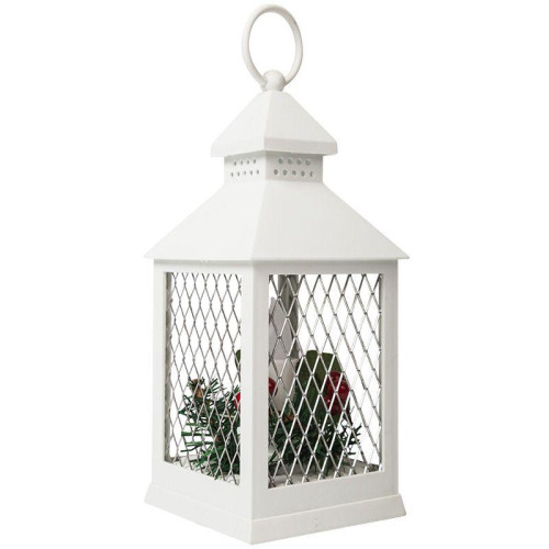 Фонарь декоративный 10.5х10.5х24см тепл. бел. со свечкой корпус бел. Neon-Night 513-042 Фонарь декоративный 10.5х10.5х24см тепл. бел. со свечкой корпус бел. Neon-Night 513-042
