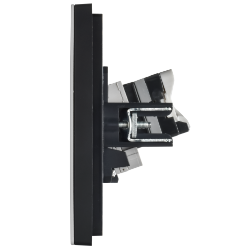 FORTE&PIANO Розетка двойная RJ11+RJ45 кат.5E FP735M металл никель IEK