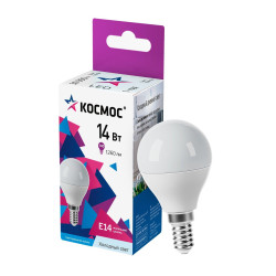 Лампа светодиодная/ Лампа светодиодная LED 14Вт Шар 220В Е14 D45х80 6500К холодный 1260 лм