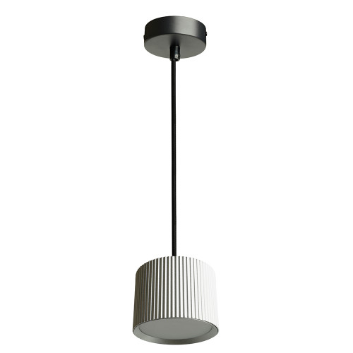 Светильник потолочный Feron Barrel HL4588 ARIA levitation 12W, 230V, GX53, серебро + черный, на подвесе 1,7 м Светильник потолочный Feron Barrel HL4588 ARIA levitation 12W, 230V, GX53, серебро + черный, на подвесе 1,7 м