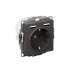 ATLASDESIGN РОЗЕТКА 16А c 2 USB A+A, 5В/2,4А, 2х5В/1,2А, механизм, БАЗАЛЬТ