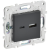 SKANDY Розетка USB A+C 3,1А SK-R14T титан IEK SKANDY Розетка USB A+C 3,1А SK-R14T титан IEK