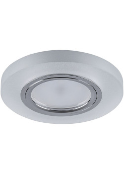 Светильник встраиваемый с белой LED подсветкой Feron CD8060 потолочный MR16 G5.3 белый матовый