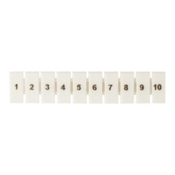 Маркеры для UT/ST/Push-in 4 с нумерацией 1-10 (100 шт.) EKF