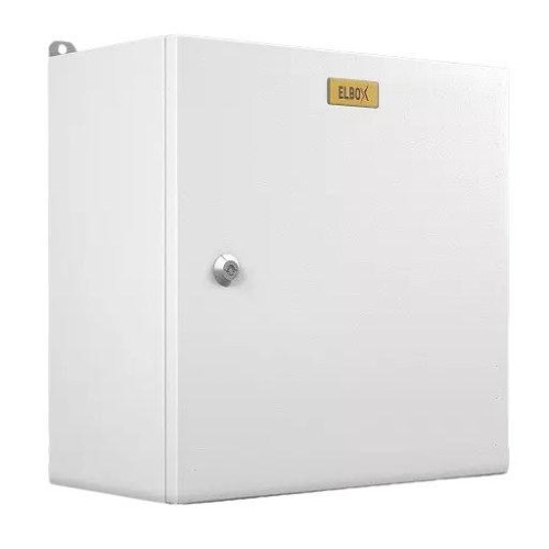 Шкаф электротехнический Elbox Elbox EMW-500.500.210-1-IP66 настенный 500мм 500мм 210мм несъемн.бок.пан. 100кг серый