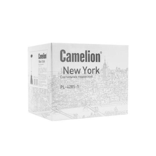 Светильник PL-428S-1 С62 подвес. New York 1х E27 40Вт 230В черн.+медь Camelion 13075 Светильник PL-428S-1 С62 подвес. New York 1х E27 40Вт 230В черн.+медь Camelion 13075