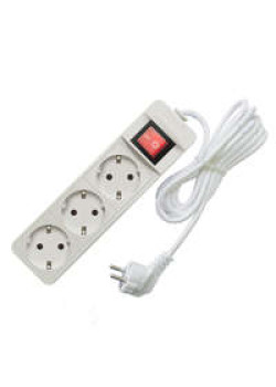Удлинитель 3х10м с заземл. 16А IP20 3.5кВт ПВС с выкл. Союз 481S-8310