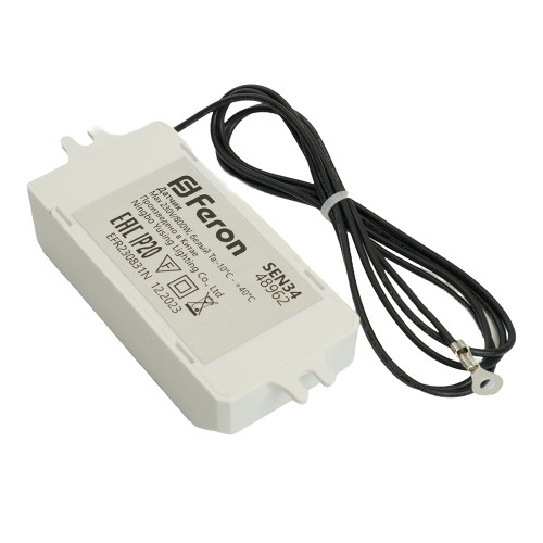 Датчик движения (касания) 230V 800W белый с 1.5м кабелем SEN34, артикул 48962 Датчик движения (касания) 230V 800W белый с 1.5м кабелем SEN34, артикул 48962