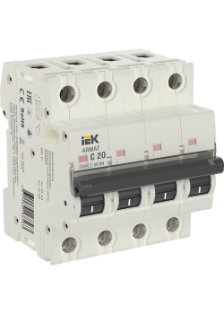ARMAT Автоматический выключатель M10N 4P C 20А IEK
