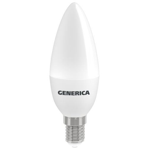 Лампа светодиодная C35 свеча 10Вт 230В 4000К E14 GENERICA