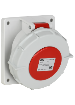 Розетка встраиваемая ССИ-4242 32А-6ч/380В 3P+PE IP67 IEK