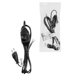 Шнур с плоской вилкой и светорегулятором 