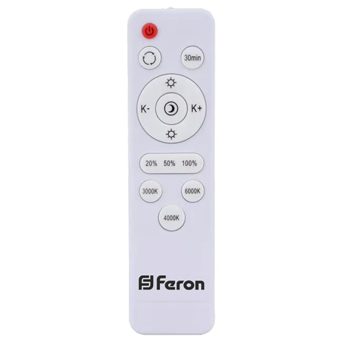 Светодиодный управляемый светильник накладной Feron AL5950 тарелка 86W 3000К-6500K Светодиодный управляемый светильник накладной Feron AL5950 тарелка 86W 3000К-6500K