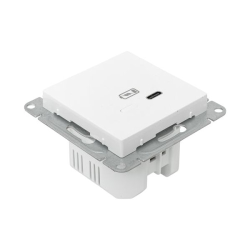 Механизм роз. USB-С, быстрая, бел. Эпика EKF Механизм роз. USB-С, быстрая, бел. Эпика EKF
