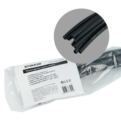 HSTG-642-100BK Термоусадочная трубка клеевая 6,4/2,0 длина 100 см., усадка 3:1, черный