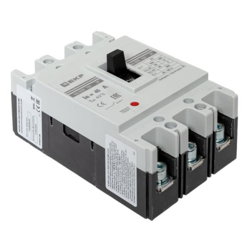 ВА-99М 100/40А 3P 10In 35кА с термомагнитным расцепителем EKF ВА-99М 100/40А 3P 10In 35кА с термомагнитным расцепителем EKF