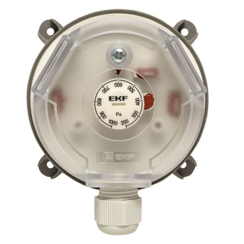 Реле перепада давления EKF RVG-10-1000 (1000 Па) Реле перепада давления EKF RVG-10-1000 (1000 Па)