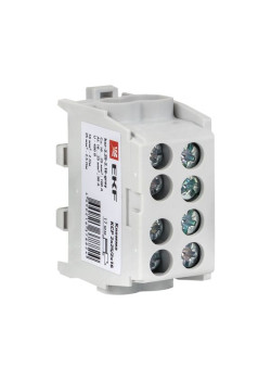 Клемма распределительная КСР с двойным винтом 2x25/2x16 серая EKF
