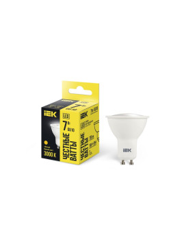Лампа светодиодная ECO PAR16 софит 7Вт 230В 3000К GU10 IEK LLE-PAR16-7-230-30-GU10