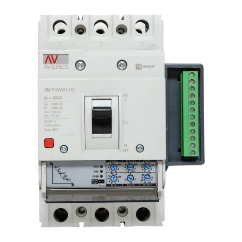 AV-POWER-1/3 160А 100кА ETU2.2 EKF
