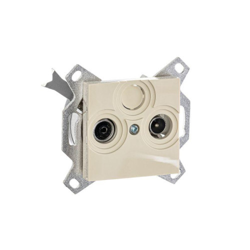 Розетка телевизионная оконечная TV/R Levit сл. кость ABB 2CHH083503A6017 Розетка телевизионная оконечная TV/R Levit сл. кость ABB 2CHH083503A6017